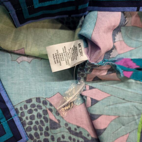 Mr Turk Desert All Over Print AOP Short Sleeve Button Shirt Men XL - Picture 7 of 11